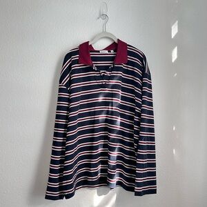 Aritzia Babaton Interlock Eton Cotton Longsleeve